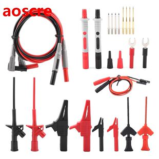 24Pcs P1300E Multifunction Replaceable Multimeter Probe Test