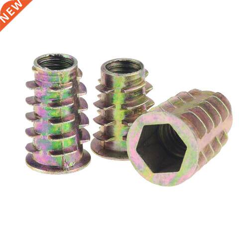 M4 M5 M6 M8 M10 Zinc Alloy Thread For Wood Insert Nut Flange