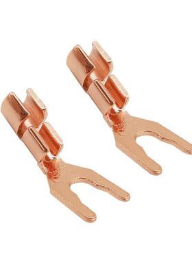 2/5Pcs U Shape Banana Plug Soldering Connector Audio Speaker