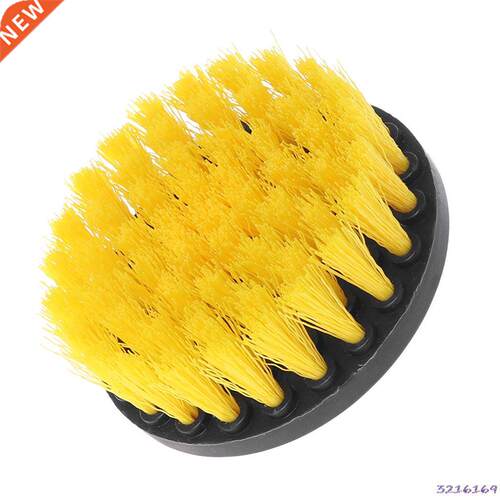 4'' Yelllow color-Drill Cleaning Brush Heavy Duty Wi