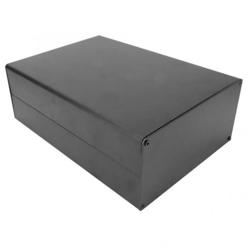 DIY Electronic Housing Waterproof Junction Box Black Metal A