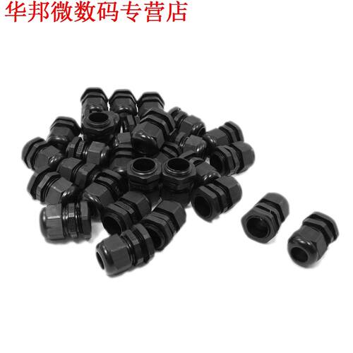 30pcs PG13.5 6mm naar 12mm Dia Wartels Bevestiging Connector