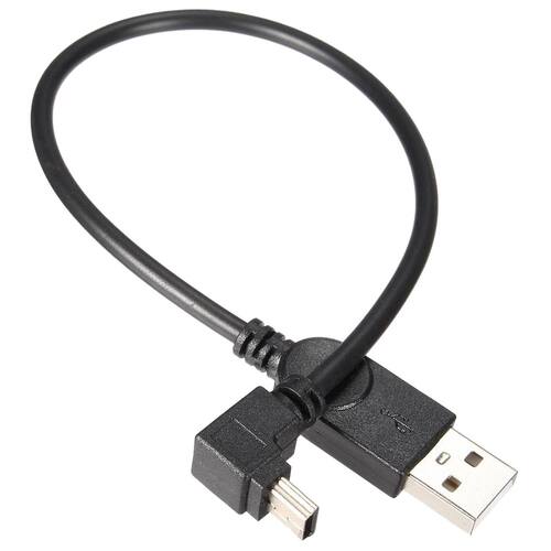 Black USB2.0 Type A to mini USB B male cable 5pin 480Mbps da