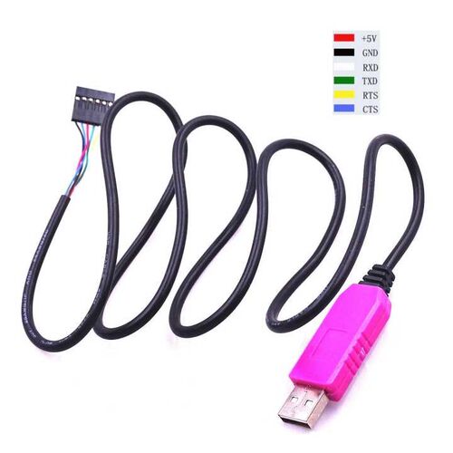 1pcs PL2303 HXD 6Pin USB TTL RS232 Convert Serial Cable PL23