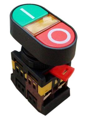 Dubbele bit met licht knop APBB-22 & 25N een normaal ope