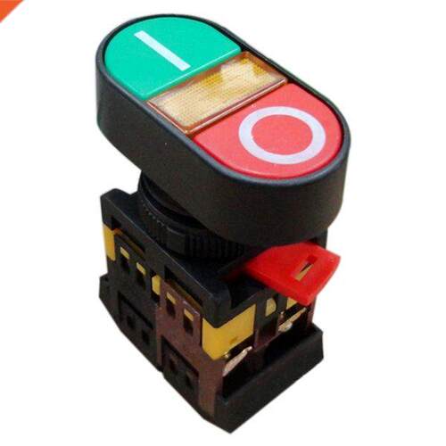 Dubbele bit met licht knop APBB-22 & 25N een normaal ope