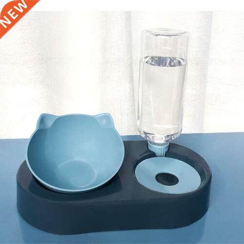 Dog Bowl with Stand Automatic Water Storage Dispenser Pet C
