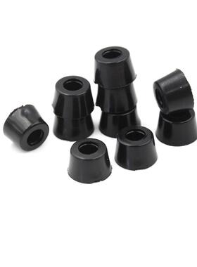 10 Or 20pcs Circular Black Durable Rubber Instrument Case No