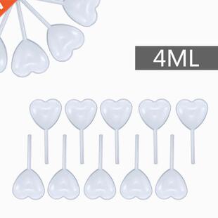 50pcs/Set 4ML Plastic Pipettes Heart Shaped Squeeze Transfer