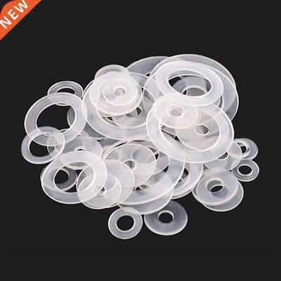White Plastic Nylon Washer Flat Spacer Seals Washer Gasket R