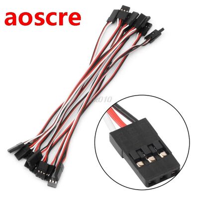 10pcs 15cm Servo Extension Le Male to Male Wire Cable For