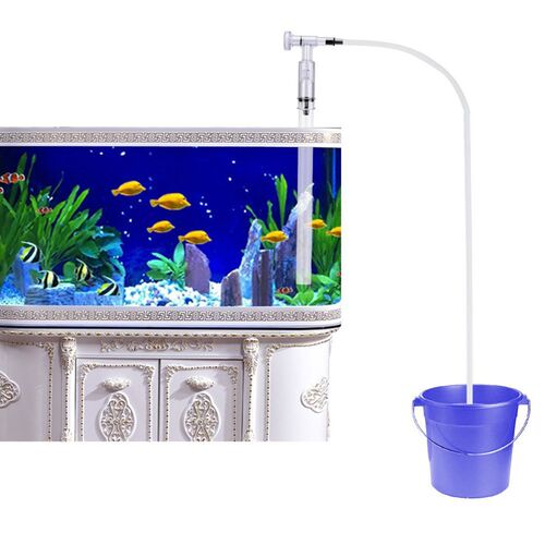 Aquarium Fish Tank Gravel Sand Cleaner Siphon Pump Water