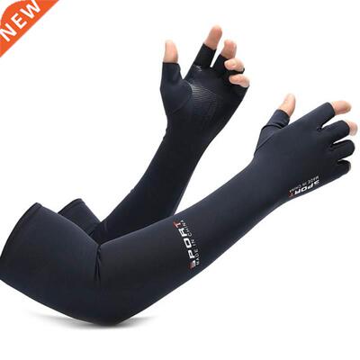 Cool Men Women Arm Sleeve Gloves Running Cycling Sleeves Fis