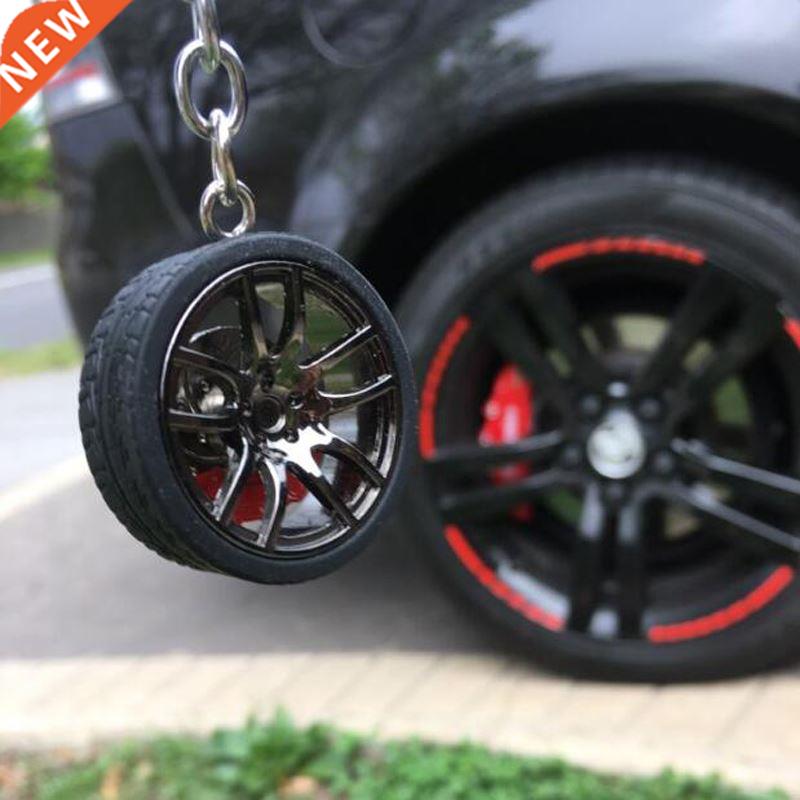 Hot RM Car wheel Turbo keychan key rng wth Brake dscs C
