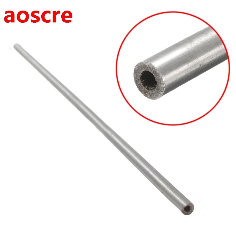 1pc New 4mm*2mm*250mm Silver Stainless Seamless Steel Capill
