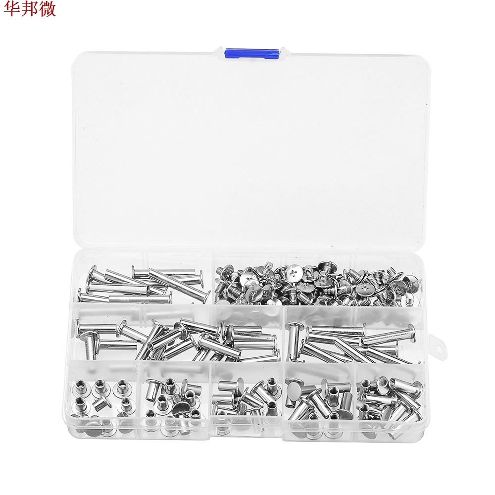 90 Sets M5 6-0mm Nickel Plating Phillips Chicago Binding Po