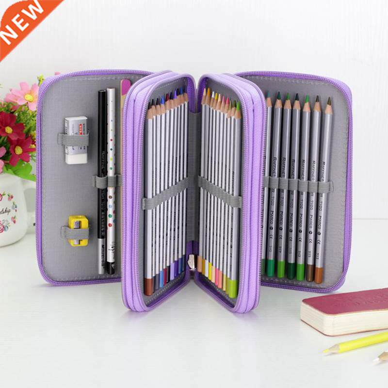 36/48/72 holes oxford school pencil case creative large capa