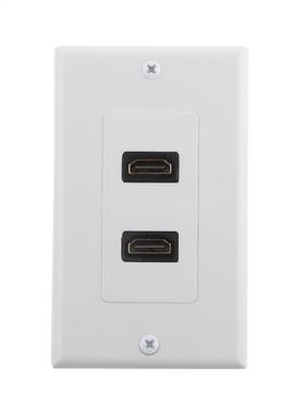 HDM Female Port Audo Vdeo Wall Plate Socket Outlet Face P
