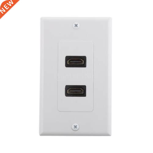 HDM Female Port Audo Vdeo Wall Plate Socket Outlet Face P