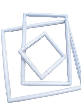 Handhold Square Shape Embroidery Plastic Frame Hoop Cross St