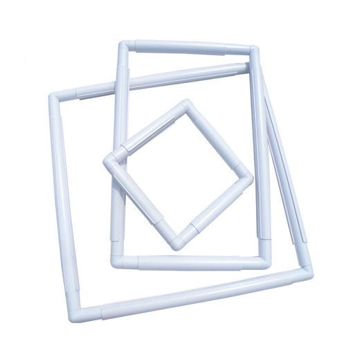 Handhold Square Shape Embroidery Plastic Frame Hoop Cross St