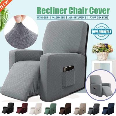 Recliner Chair Cover Thick Soft Recliner Slipcover for Livin