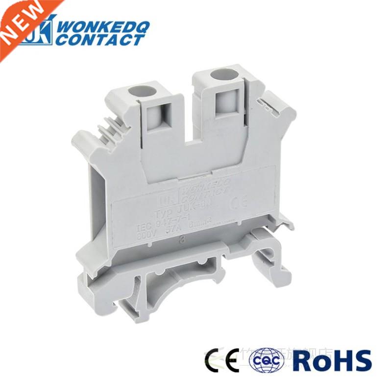 10Pcs UK6N UK6 Multi-Color Screw Feed-through Universal Plug