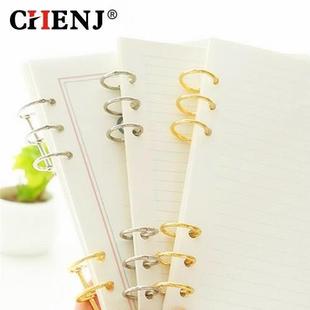 Gold Silver Loose-leaf Iron Split Hinged Rings Scrapbooking