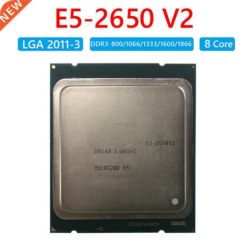 Intel Xeon Processor E5-2650 V2 E5 2650 V2 CPU 2.6 LGA 2011
