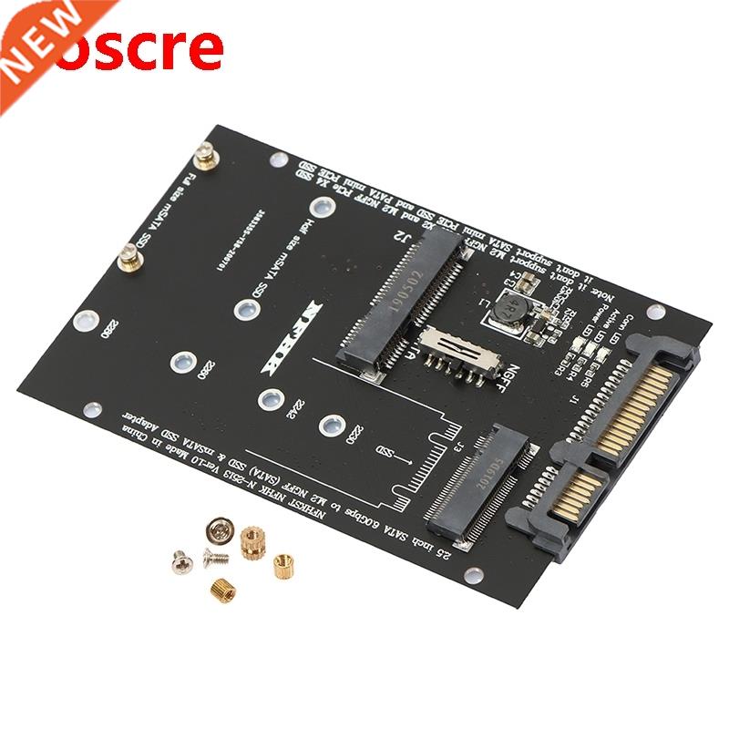 M.2 NGFF MSATA SSD to 2.5Inch SATA 3.0 Adapter 2 in 1 Conver