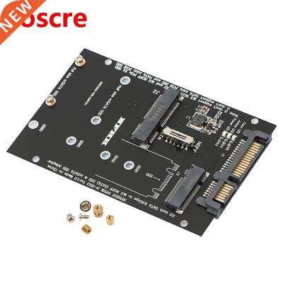M.2 NGFF MSATA SSD to 2.5Inch SATA 3.0 Adapter 2 in 1 Conver