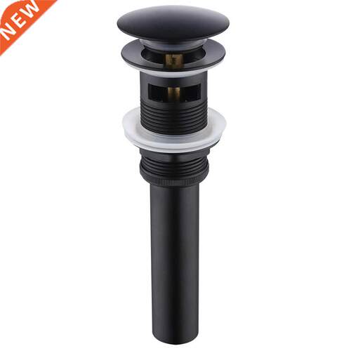 Bathroom Sink Drain Stopper Popup Drain with Overflow for Ve