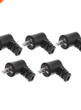 5 Pcs 2 Pin Din Right Angle HiFi Speaker Plug Cable Screw So