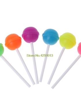 6Pcs Creative Sweet Candy Lolipop Eraser Cleaner For Kids Gi