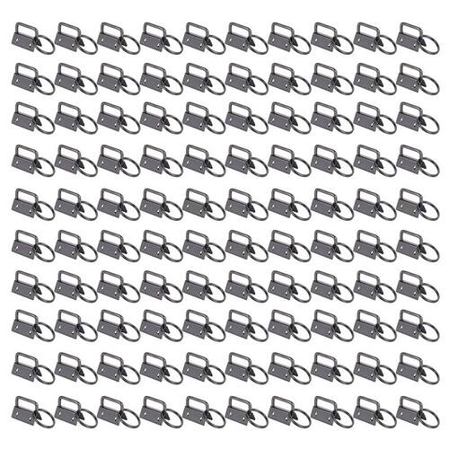 100 PCS Wristlet Hardware, 1 Inch Key Fob Hardware for Keych