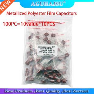 KIT 100PC=10value*10PCS Metallized Polyester Film Capacitors