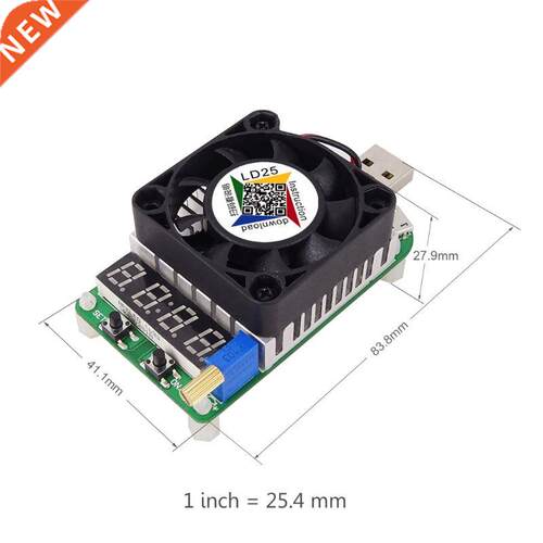 RD LD25 Electronic Load Resistor US Interface Discharge a