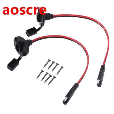 SAE Power Socket Sidewall Port, Weatherproof SAE Quick Conne