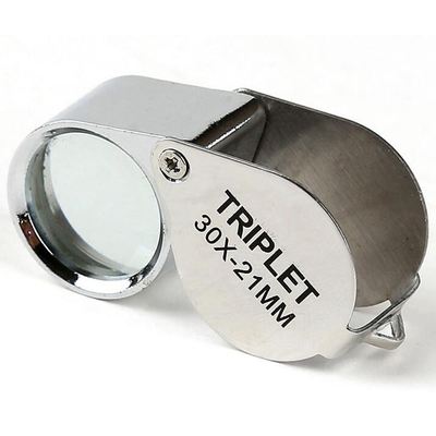 Triplet 0X Eye Magnifier Jewelry Coins Stamp Loupe Magnifie