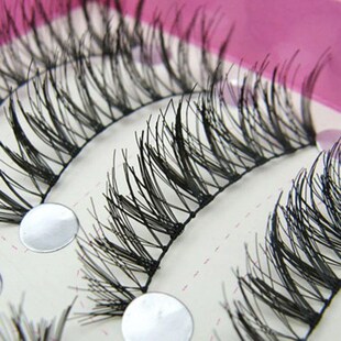 Fantastic 10 Pairs Natural Jumble Long False Eyelashes Party