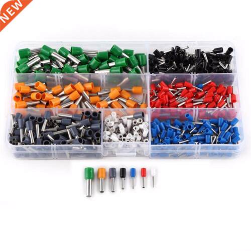 600pcs  Colors Tube Terminals Connector AWG 10-22 Wire Copp