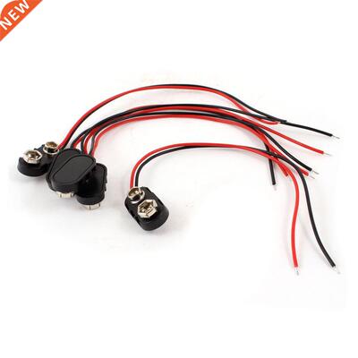 5 x black case 14, 99 cm 2 - cable connector 9 V rechargeabl