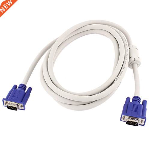 3 Meters 9.8Ft 15 Pin VGA Male to Male Cable Cord Adapter fo