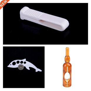 White Handle Glass Ampoule Bottle Opener For Nurse Bottle Cu
