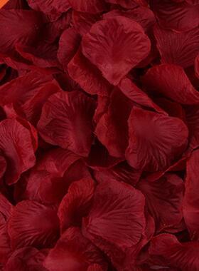 1000pcs 5*5cm Rose Petals Wedding Decoration Romantic Artifi