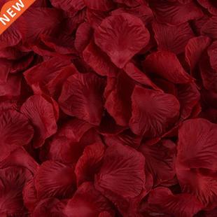 1000pcs 5*5cm Rose Petals Wedding Decoration Romantic Artifi