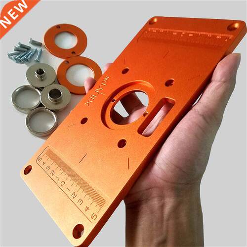 Unversal Alumnum Alloy Wood Router Table nsert Plate Wth