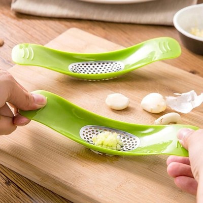 Kitchen Gadgets Stainless Steel Garlic Press Crusher Cooking