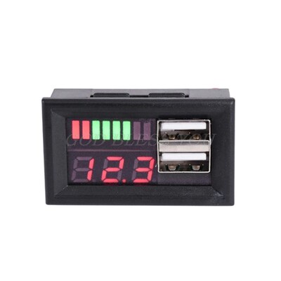 Red LED Digital Display Voltmeter Mini Voltage Meter Battery