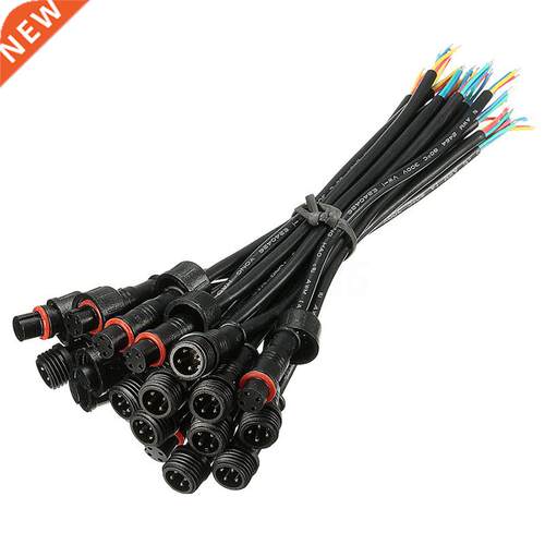 10 Pairs 4Pin IP65 24AWG LED Strips Cable Wire Connector Mal